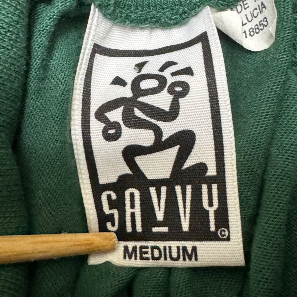 VTG Michigan State University Sweatshirt Men's Medium Green Rollneck 90s Savvy - Picture 2 of 11